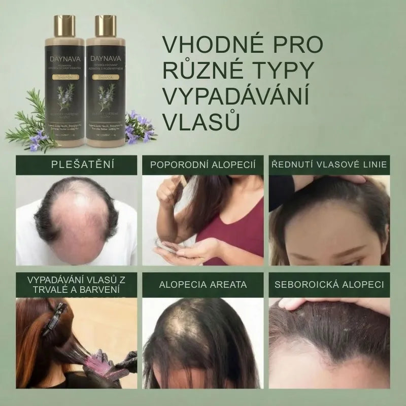 Šampon s Keratinem a Rozmarýnem