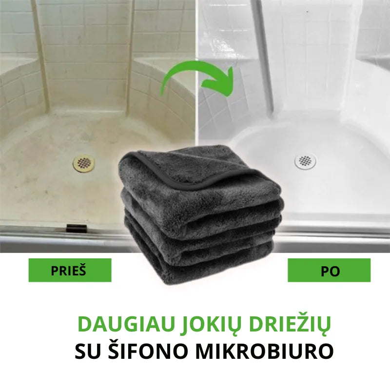 Šifono mikropluošto šluostė