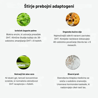 Vitamini z biotinom za rast las
