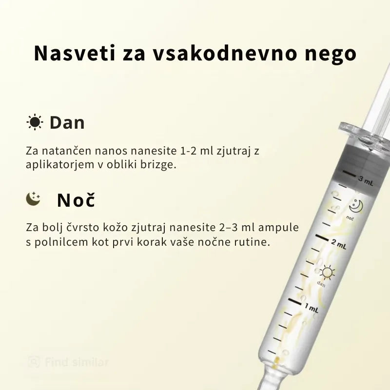 Korejska peptidna ampula za svilnat lifting
