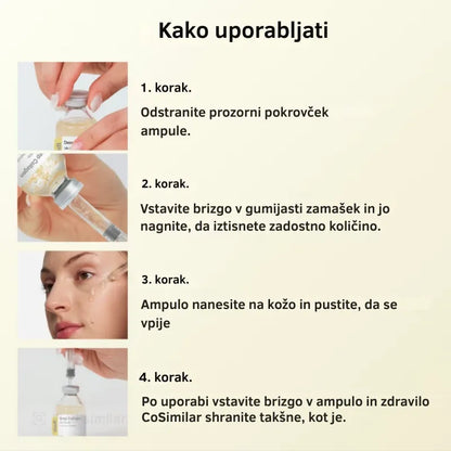 Korejska peptidna ampula za svilnat lifting